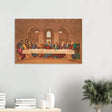 The Last Supper by Leonardo da Vinci | Da Vinci Vintage Wall art Print - Wood Prints - 60x90 cm / 24x36″ - 10 mm