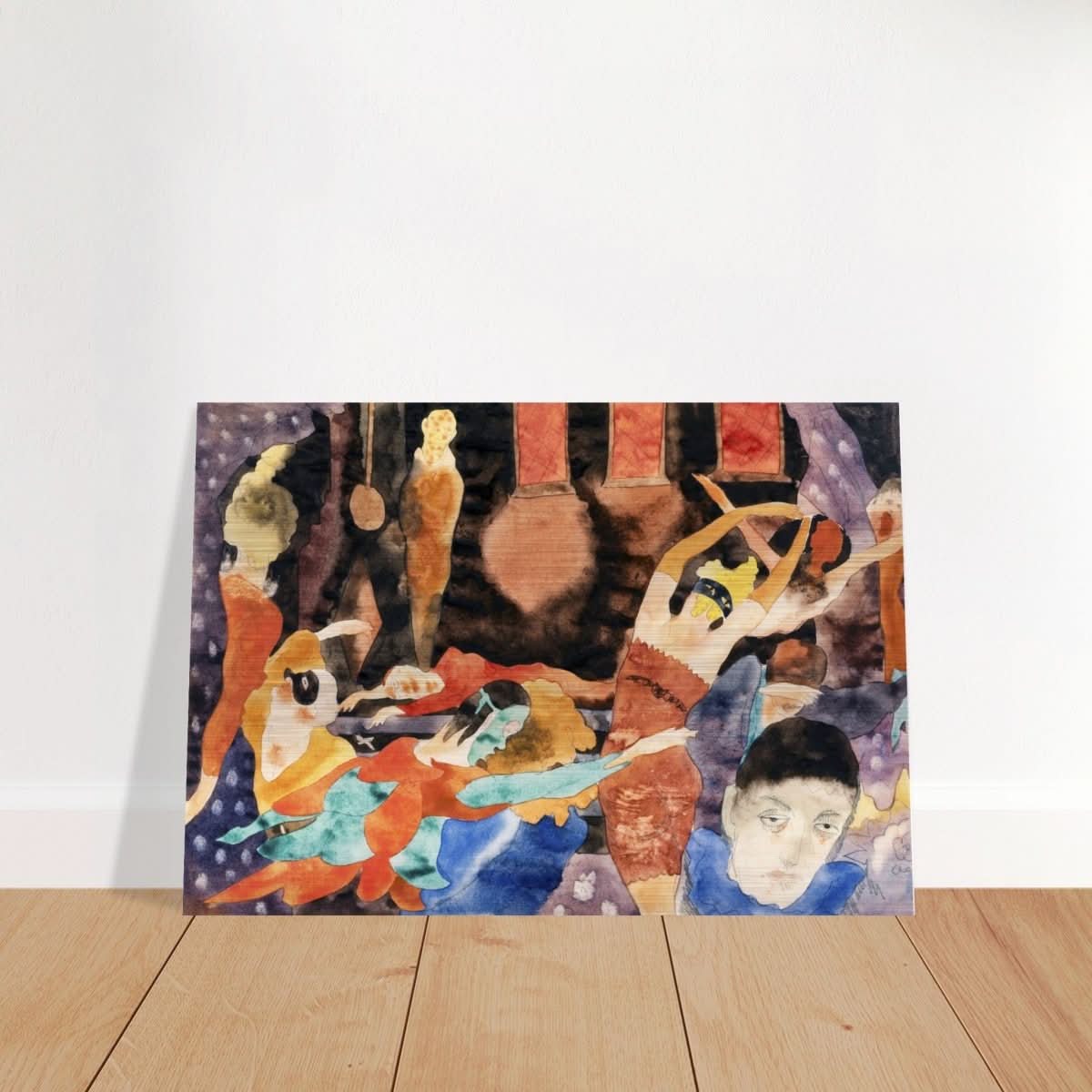 The Masque of the Red Death by Charles Demuth - Brushed Aluminum Print - 70x100 cm / 28x40″ - 