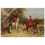 The Morning Meet – Equestrian & Hunting Scene Wall Art Print - Acrylic Print - 30x45 cm / 12x18″ - 
