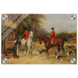 The Morning Meet – Equestrian & Hunting Scene Wall Art Print - Acrylic Print - 20x30 cm / 8x12″ - 
