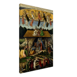 The Mystical Nativity by Sandro Botticelli | Vintage Wall art print - 50x75 cm / 20x30″ - Canvas - 