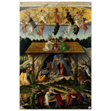 The Mystical Nativity by Sandro Botticelli | Vintage Wall art print - 60x90 cm / 24x36″ - Acrylic Print - 