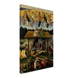 The Mystical Nativity by Sandro Botticelli | Vintage Wall art print - 40x60 cm / 16x24″ - Canvas - 