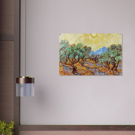 The Olive Trees by Vincent van Gogh - Acrylic Print - 60x90 cm / 24x36″ - 