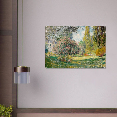 The Parc Monceau by Claude Monet 1876 - Acrylic Print - 70x100 cm / 28x40″ - 