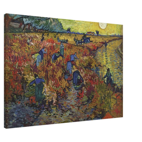The Red Vineyard by Vincent van Gogh - Canvas - 70x100 cm / 28x40″ - Slim