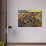 The Red Vineyard by Vincent van Gogh - Acrylic Print - 70x100 cm / 28x40″ - 