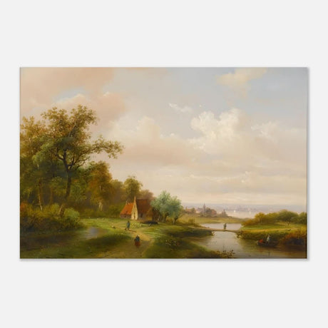 The River by Claas Hendrik Meiners - Aluminum Print - 40x60 cm / 16x24″ - 