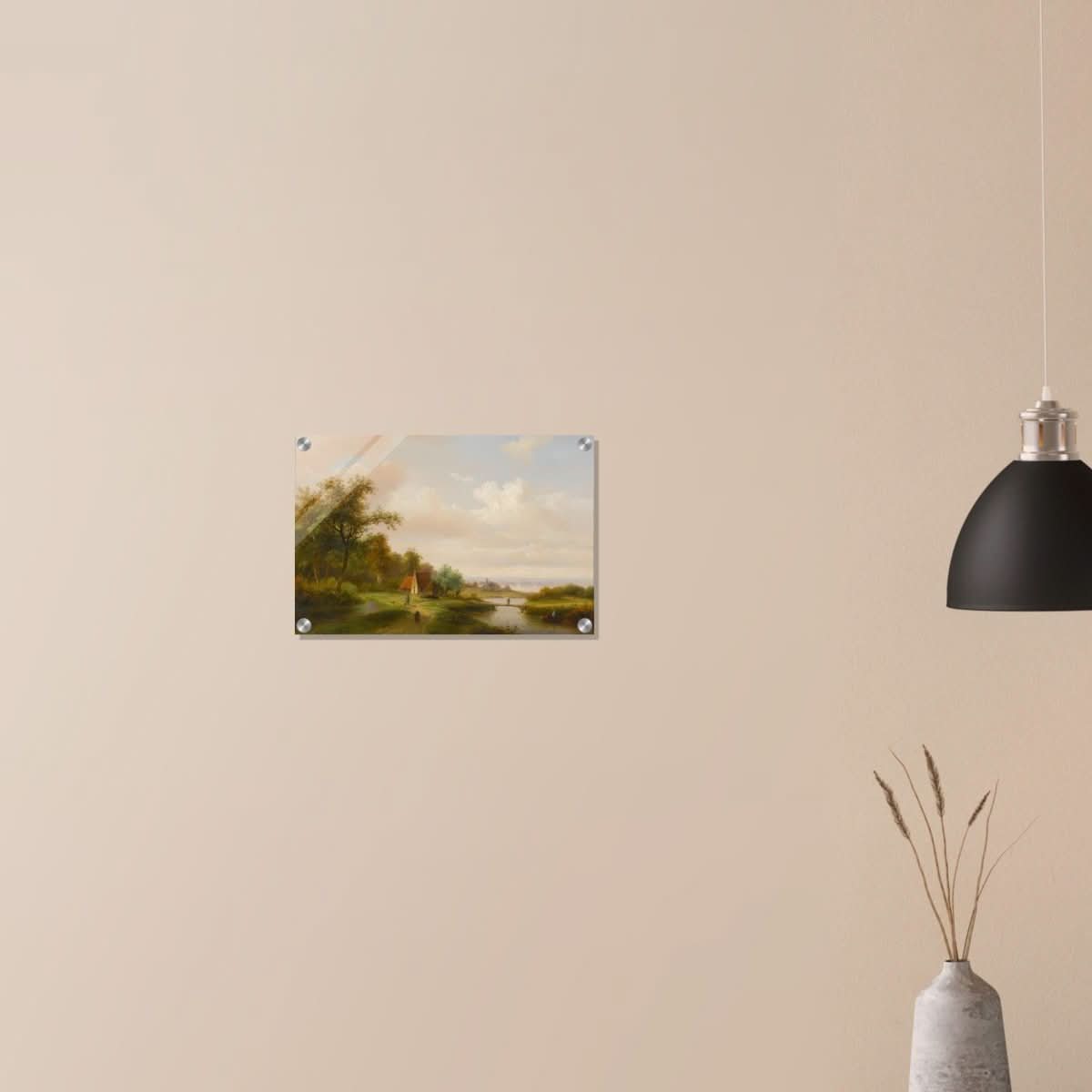 The River by Claas Hendrik Meiners - Acrylic Print - 30x45 cm / 12x18″ - 