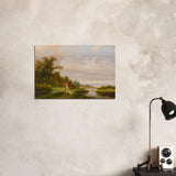 The River by Claas Hendrik Meiners - Brushed Aluminum Print - 50x75 cm / 20x30″ - 