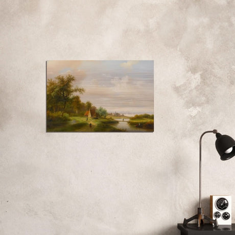 The River by Claas Hendrik Meiners - Brushed Aluminum Print - 50x75 cm / 20x30″ - 