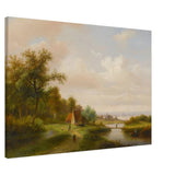 The River by Claas Hendrik Meiners - Canvas - 70x100 cm / 28x40″ - Slim