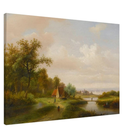 The River by Claas Hendrik Meiners - Canvas - 70x100 cm / 28x40″ - Slim