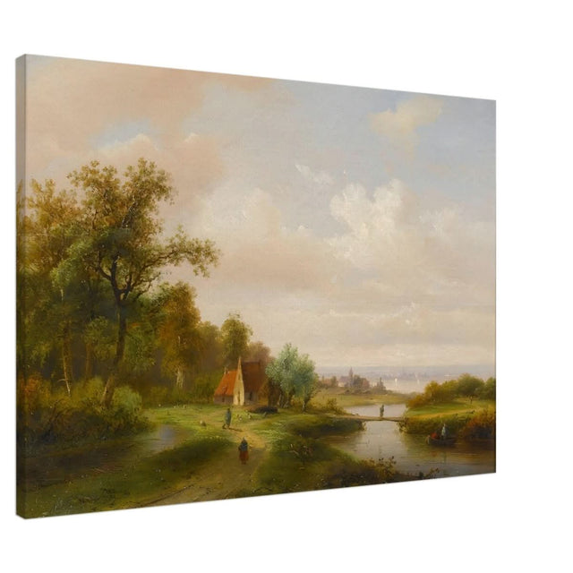 The River by Claas Hendrik Meiners - Canvas - 70x100 cm / 28x40″ - Slim