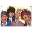 The Rolling Stones – A Rock & Roll Caricature Tribute - 30x45 cm / 12x18″ - Acrylic Print - 