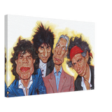 The Rolling Stones – A Rock & Roll Caricature Tribute - 40x60 cm / 16x24″ - Canvas - 