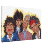 The Rolling Stones – A Rock & Roll Caricature Tribute - 60x90 cm / 24x36″ - Canvas - 