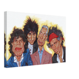 The Rolling Stones – A Rock & Roll Caricature Tribute - 30x45 cm / 12x18″ - Canvas - 
