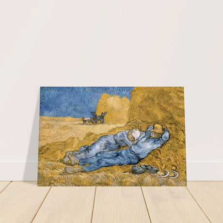 The Siesta | Noon: Rest from Work, 1889, by Vincent van Gogh | Vintage wall art print - Aluminum Print - 50x75 cm / 20x30″ - 