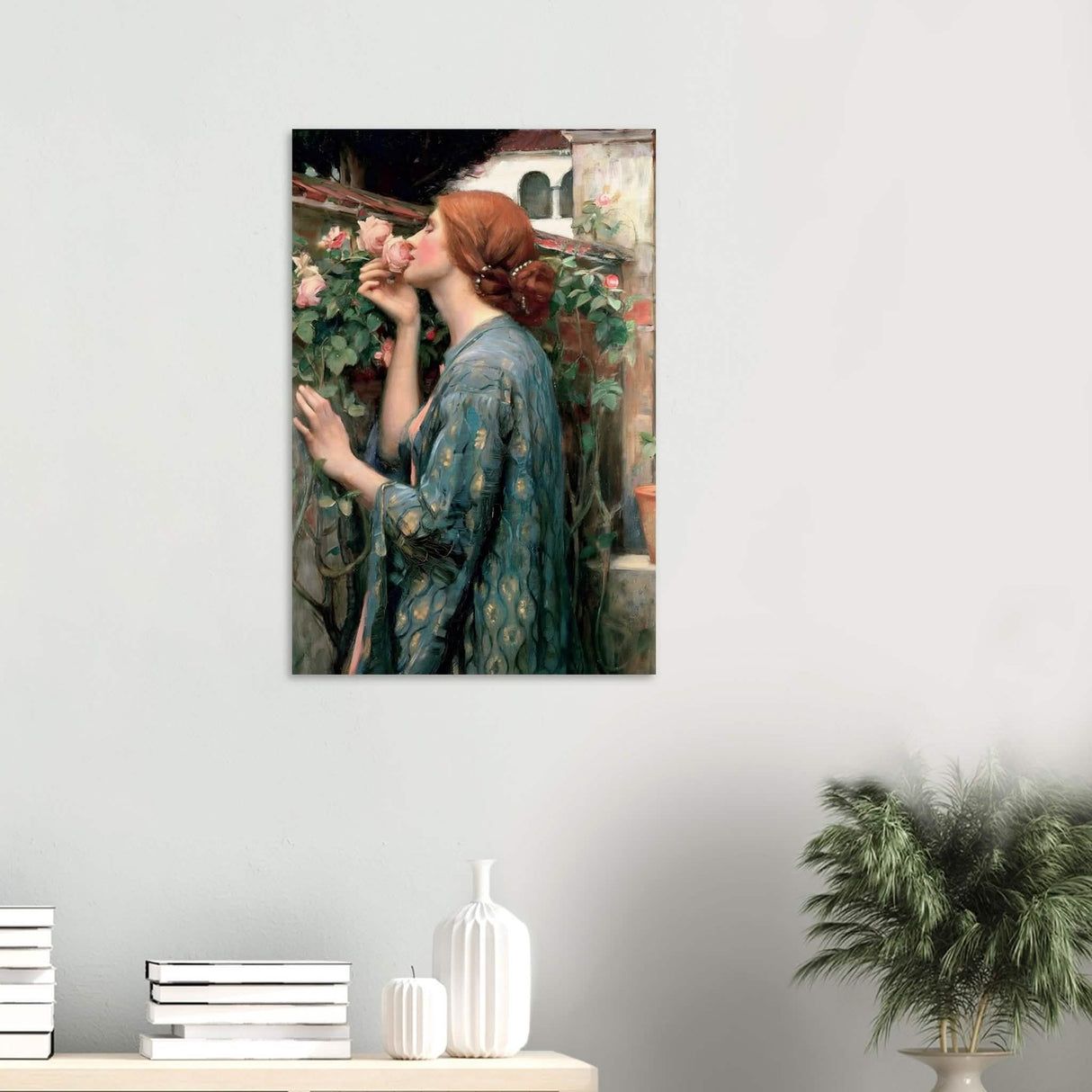 The Soul of the Rose by John William Waterhouse Vintage Wall Art - Wood Prints - 50x75 cm / 20x30″ - 10 mm