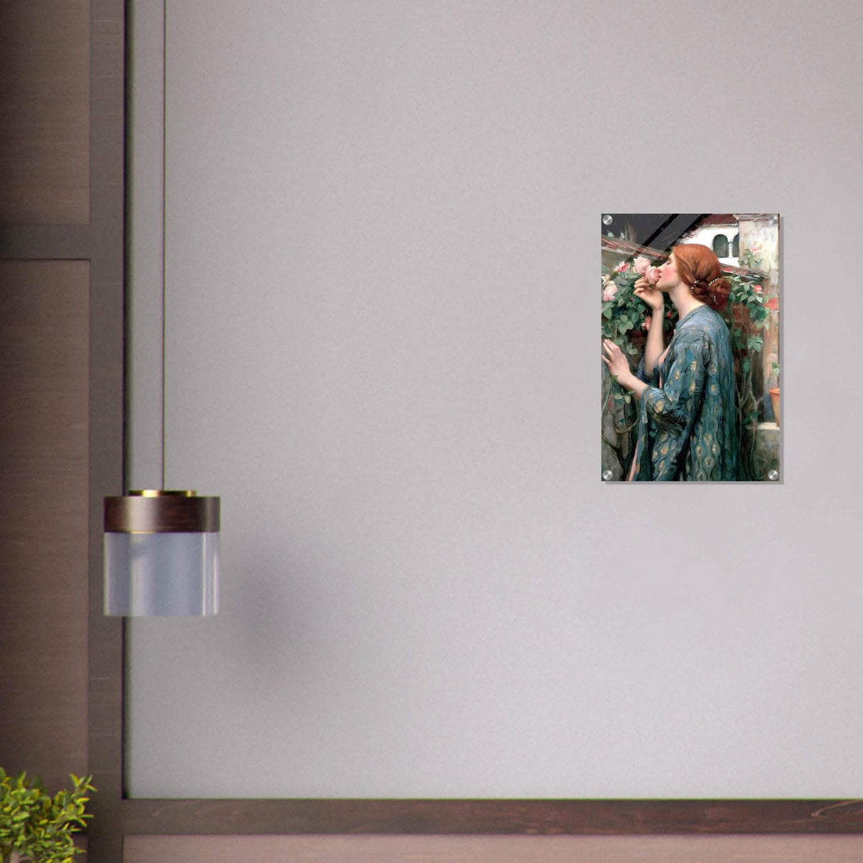 The Soul of the Rose by John William Waterhouse Vintage Wall Art - Acrylic Print - 40x60 cm / 16x24″ - 
