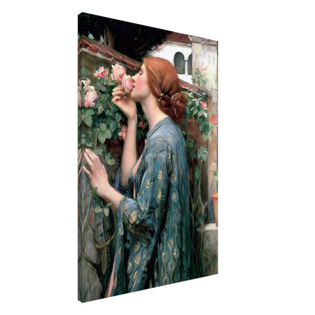The Soul of the Rose by John William Waterhouse Vintage Wall Art - Canvas - 60x90 cm / 24x36″ - Slim