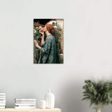 The Soul of the Rose by John William Waterhouse Vintage Wall Art - Wood Prints - 40x60 cm / 16x24″ - 10 mm