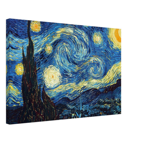 The Starry Night by Vincent van Gogh - Canvas - 40x60 cm / 16x24″ - Slim