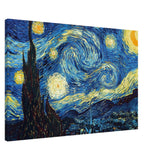 The Starry Night by Vincent van Gogh - Canvas - 60x90 cm / 24x36″ - Slim