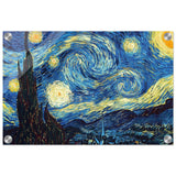The Starry Night by Vincent van Gogh - Acrylic Print - 30x45 cm / 12x18″ - 