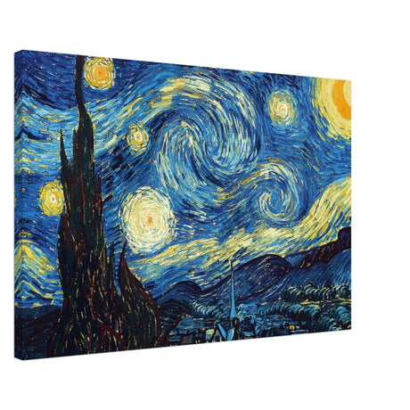 The Starry Night by Vincent van Gogh - Canvas - 60x90 cm / 24x36″ - Thick