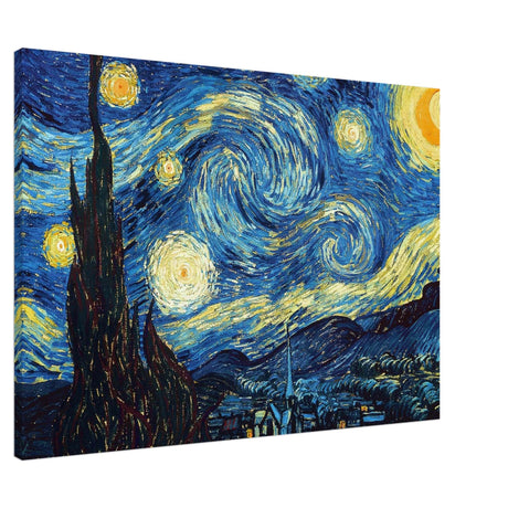 The Starry Night by Vincent van Gogh - Canvas - 70x100 cm / 28x40″ - Slim