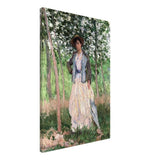 The Stroller (Suzanne Hoschedé, later Mrs. Theodore Earl Butler, 1868–1899) by Claude Monet - Acrylic Print - 30x45 cm / 12x18″ - 