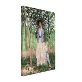 The Stroller (Suzanne Hoschedé, later Mrs. Theodore Earl Butler, 1868–1899) by Claude Monet - Acrylic Print - 30x45 cm / 12x18″ - 
