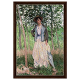 The Stroller (Suzanne Hoschedé, later Mrs. Theodore Earl Butler, 1868–1899) by Claude Monet - Acrylic Print - 30x45 cm / 12x18″ - 