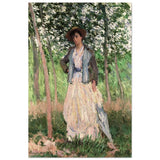 The Stroller (Suzanne Hoschedé, later Mrs. Theodore Earl Butler, 1868–1899) by Claude Monet - Acrylic Print - 30x45 cm / 12x18″ - 