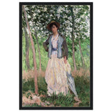 The Stroller (Suzanne Hoschedé, later Mrs. Theodore Earl Butler, 1868–1899) by Claude Monet - Acrylic Print - 30x45 cm / 12x18″ - 