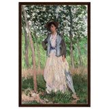 The Stroller (Suzanne Hoschedé, later Mrs. Theodore Earl Butler, 1868–1899) by Claude Monet - Acrylic Print - 30x45 cm / 12x18″ - 
