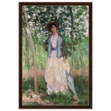 The Stroller (Suzanne Hoschedé, later Mrs. Theodore Earl Butler, 1868–1899) by Claude Monet - Acrylic Print - 30x45 cm / 12x18″ - 