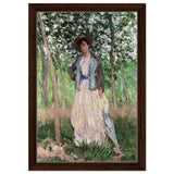 The Stroller (Suzanne Hoschedé, later Mrs. Theodore Earl Butler, 1868–1899) by Claude Monet - Acrylic Print - 30x45 cm / 12x18″ - 