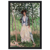 The Stroller (Suzanne Hoschedé, later Mrs. Theodore Earl Butler, 1868–1899) by Claude Monet - Acrylic Print - 30x45 cm / 12x18″ - 