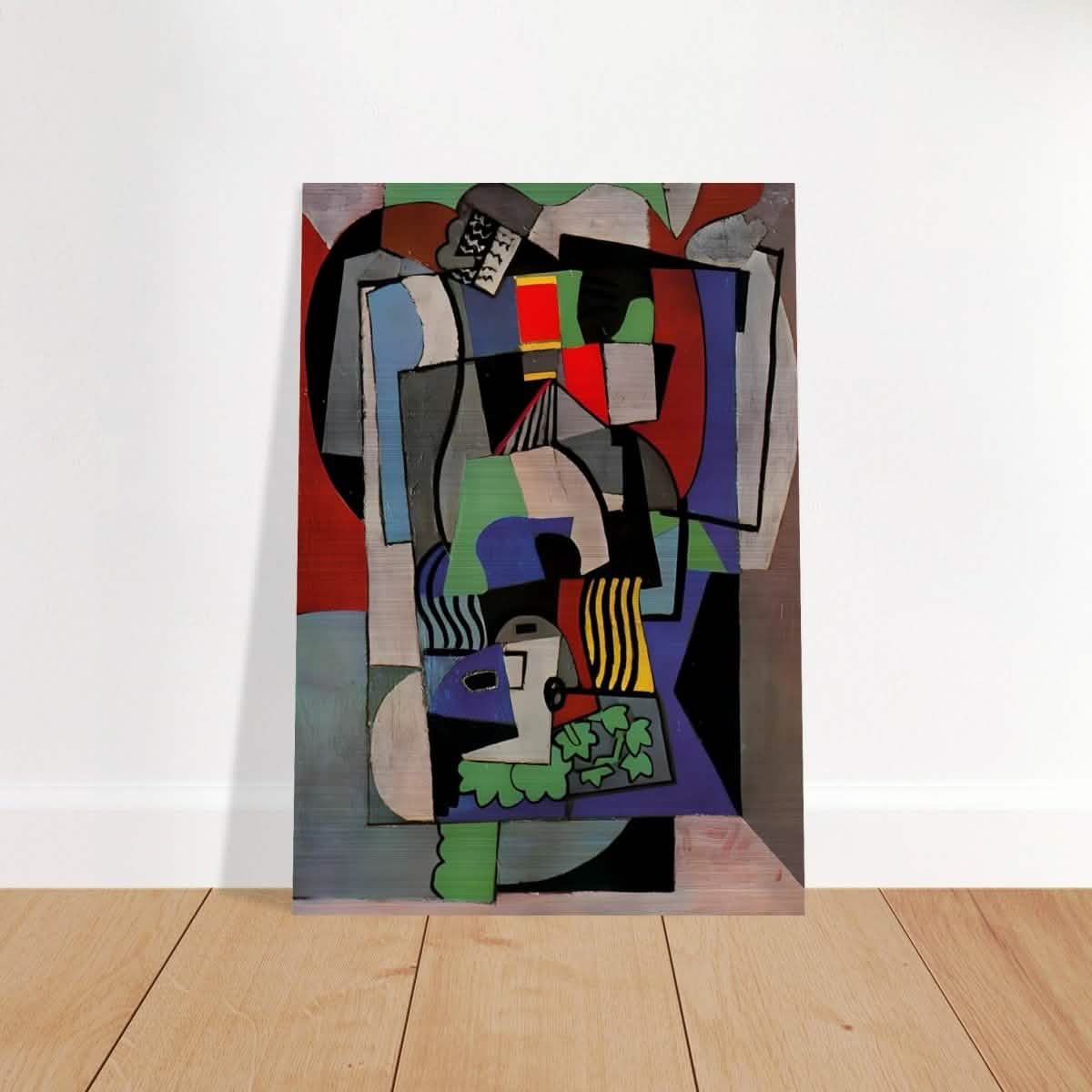 The Student by Pablo Picasso - Brushed Aluminum Print - 70x100 cm / 28x40″ - 