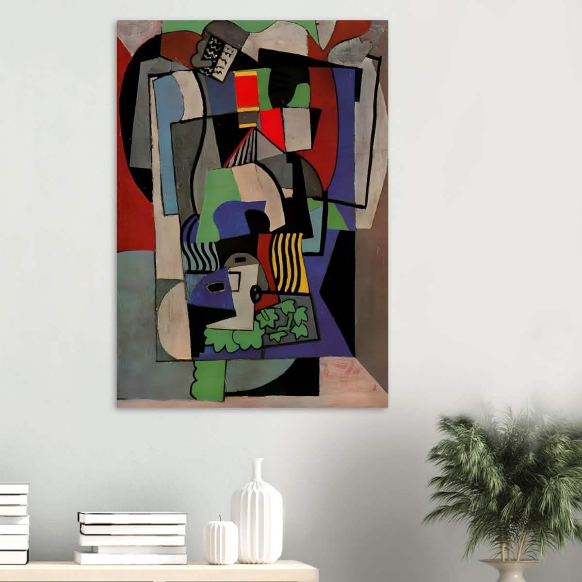 The Student by Pablo Picasso - Wood Prints - 70x100 cm / 28x40″ - 10 mm