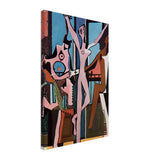 The Three Dancers by Pablo Picasso 1925 | Cubism wall art print - Wood Prints - 50x75 cm / 20x30″ - 