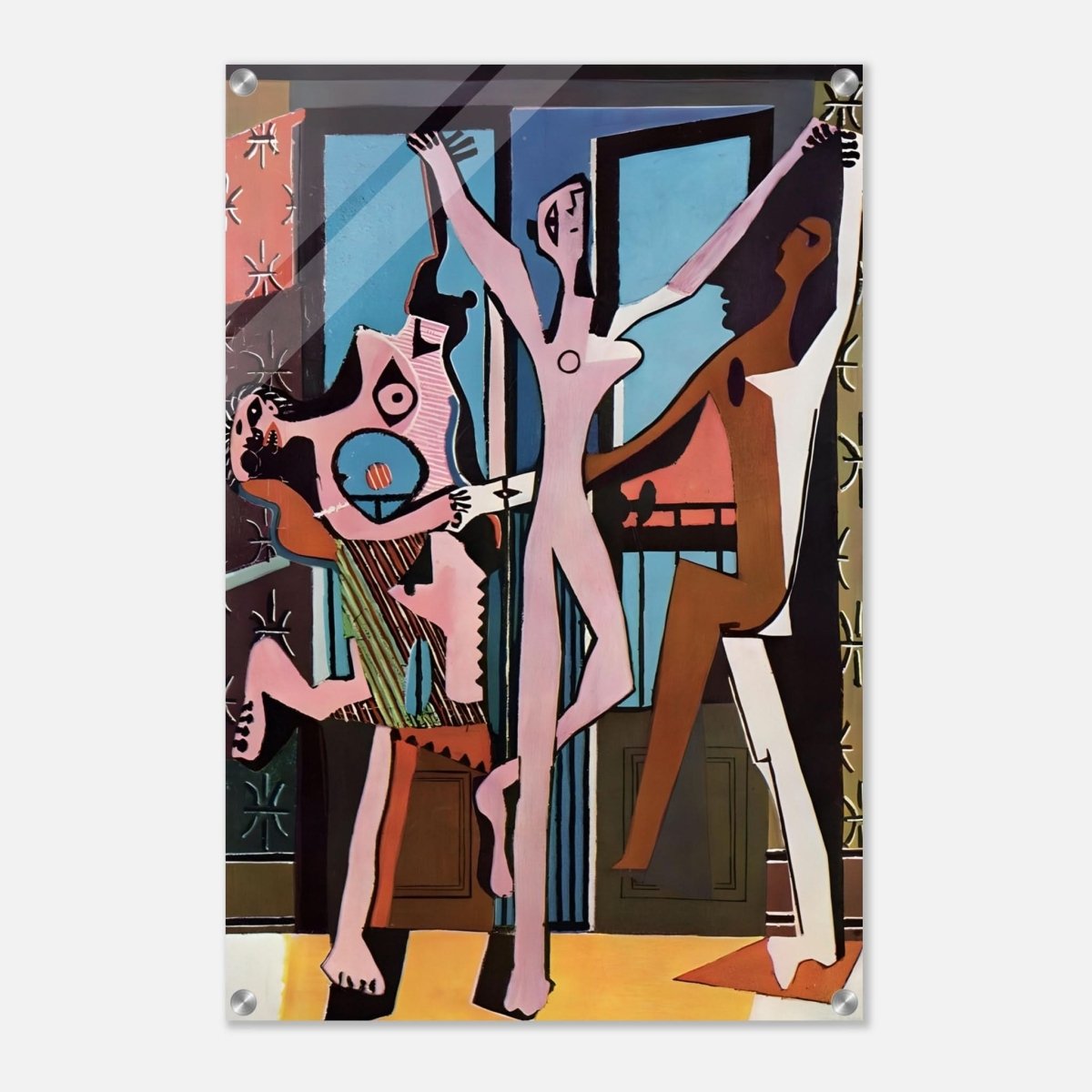 The Three Dancers by Pablo Picasso 1925 | Cubism wall art print - Acrylic Print - 50x75 cm / 20x30″ - 