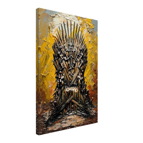 The Throne of Legends | Wall art Print | The Iron Throne | Game of Thrones - Canvas - 40x60 cm / 16x24″ - 