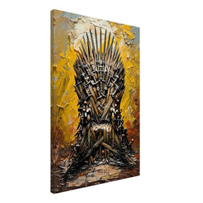 The Throne of Legends | Wall art Print | The Iron Throne | Game of Thrones - Canvas - 50x75 cm / 20x30″ - 