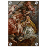 The Union of England and Scotland (Charles I as the Prince of Wales) – Artwork by Peter Paul Rubens | Wall art Print - Acrylic Print - 20x30 cm / 8x12″ - 