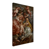 The Union of England and Scotland (Charles I as the Prince of Wales) – Artwork by Peter Paul Rubens | Wall art Print - Canvas - 40x60 cm / 16x24″ - 
