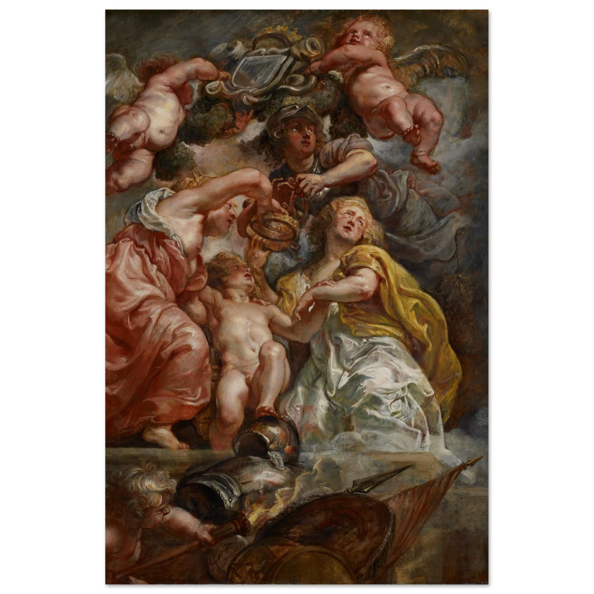 The Union of England and Scotland (Charles I as the Prince of Wales) – Artwork by Peter Paul Rubens | Wall art Print - Fine Art Poster - 60x90 cm / 24x36″ - 